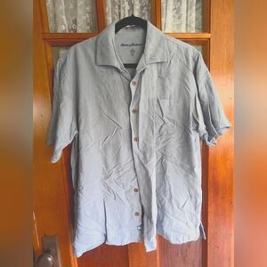 Tommy Bahama Slate Blue Casual Button Down Shirt